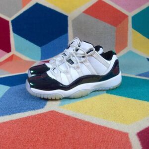 Nike Air Jordan 11 Retro Low Iridescent Emerald GS Size 7Y 528896-145